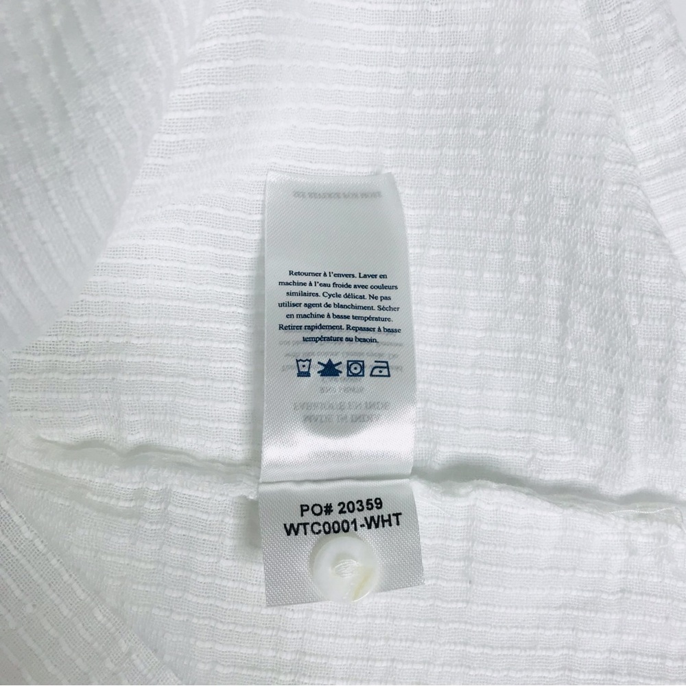 FAHERTY Willa Organic Cotton Blouse White - Picture 15 of 15